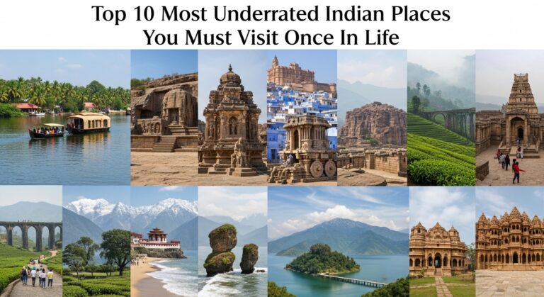 Top 10 Most Underrated Indian Places You Must Visit Once in Life
