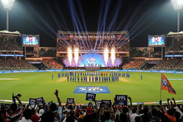 IPL 2008 first match stadium scene