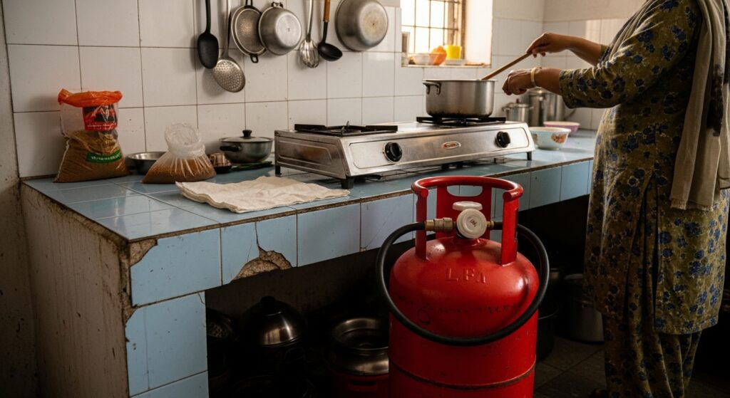 LPG cylinder price India vs Pakistan Pakistan kitchen