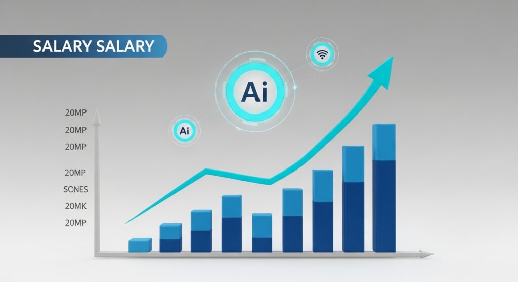 AI salary growth chart India