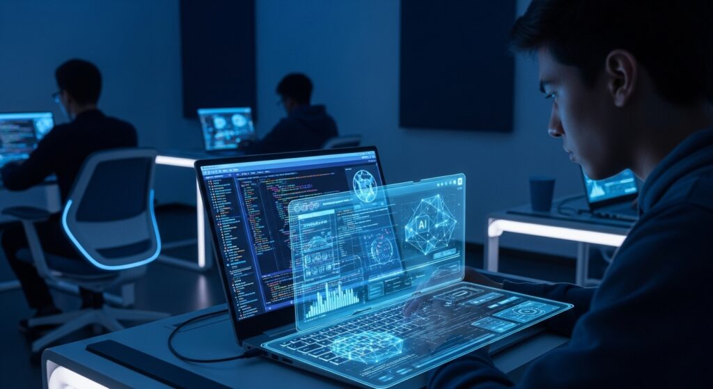 AI project development student coding